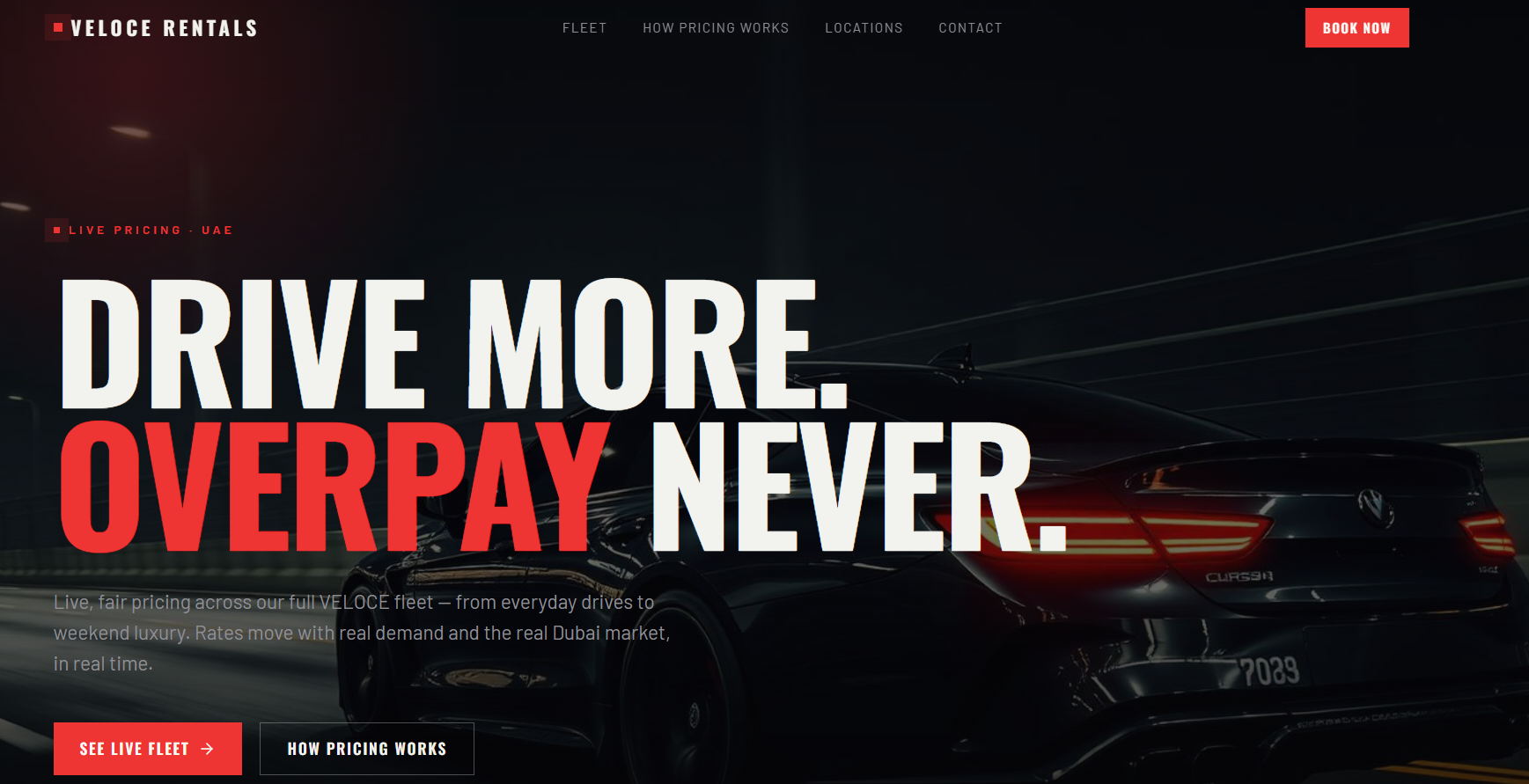 Veloce Rentals - car rental UAE
